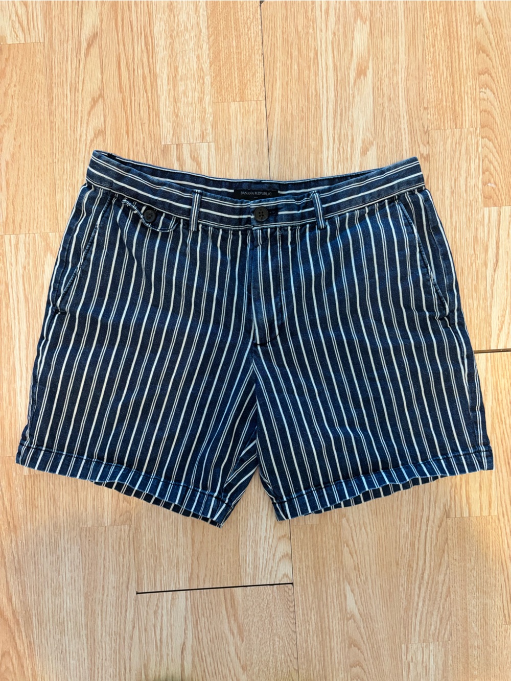 Striped Navy Women’s Shorts